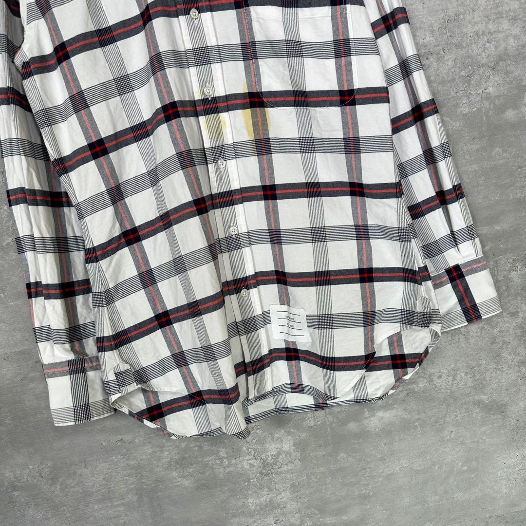 『THOM BROWNE.』 トムブラウン チェック柄 ボタンダウンシャツ