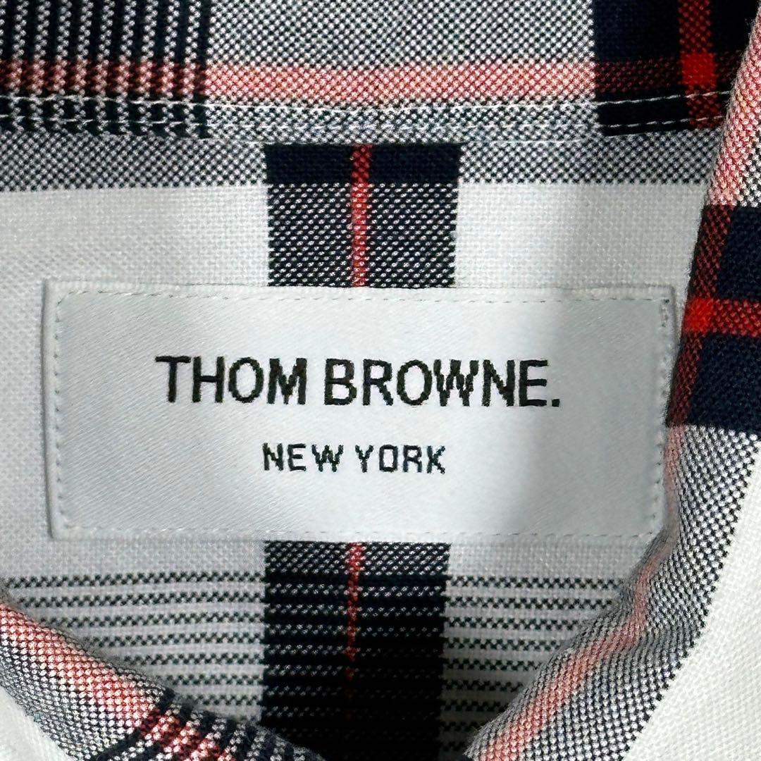 『THOM BROWNE.』 トムブラウン チェック柄 ボタンダウンシャツ