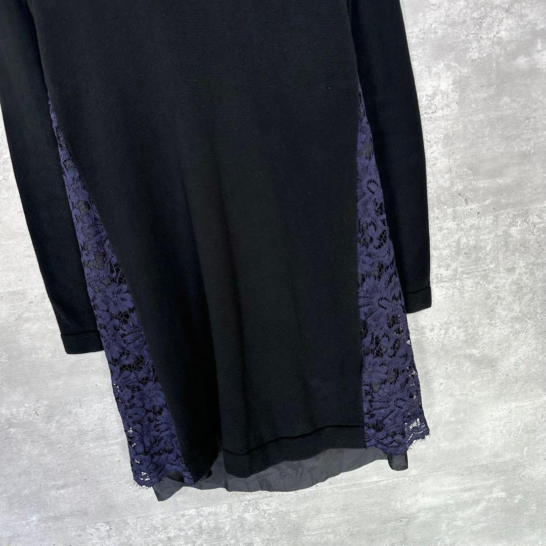 『Sacai』サカイ (2) ドッキングニット ワンピース