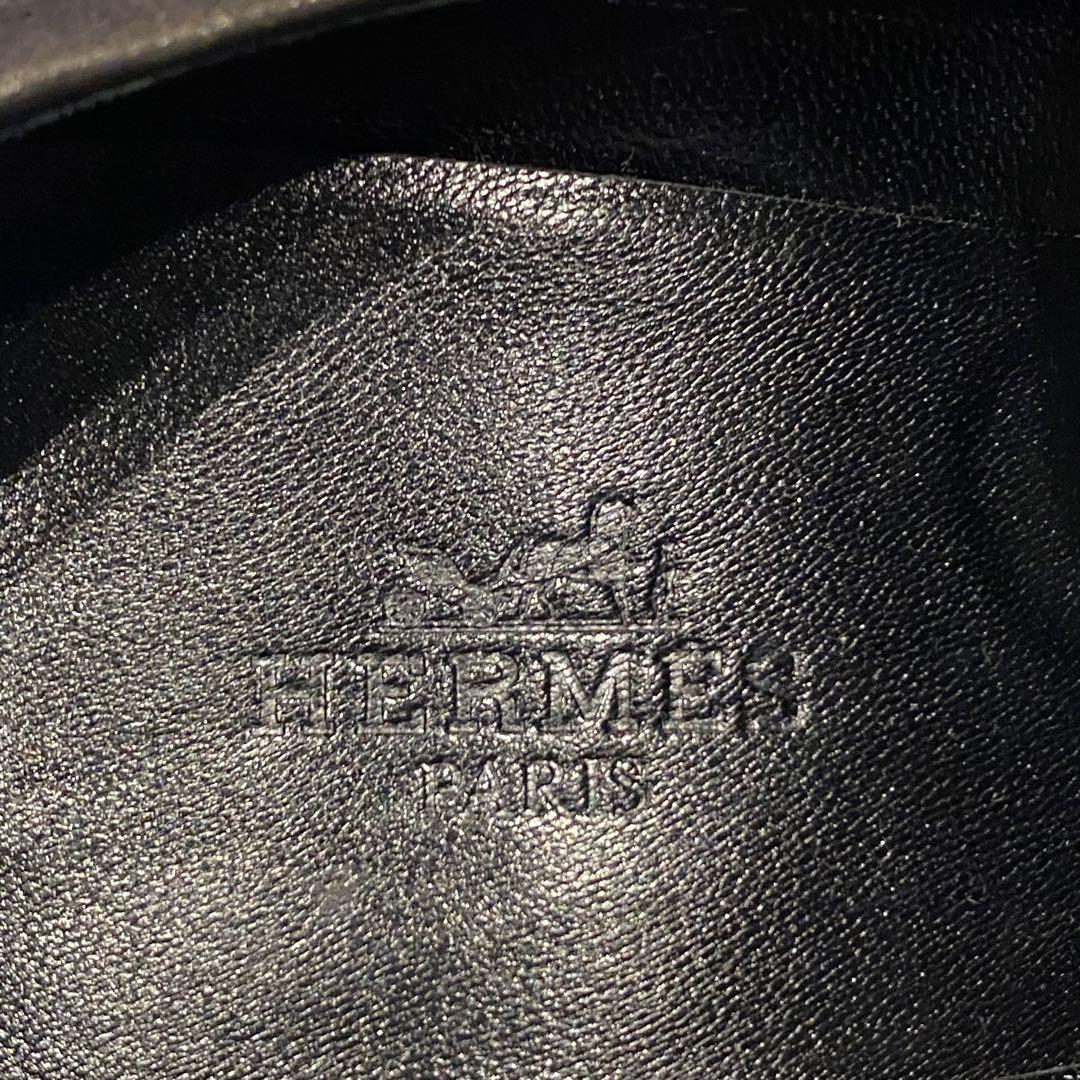 『HERMES』 エルメス (35.5) スウェード ヒールパンプス