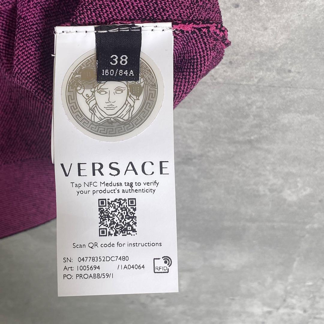 『VERSACE』ヴェルサーチ (36〜38) メドゥーサニット セットアップ