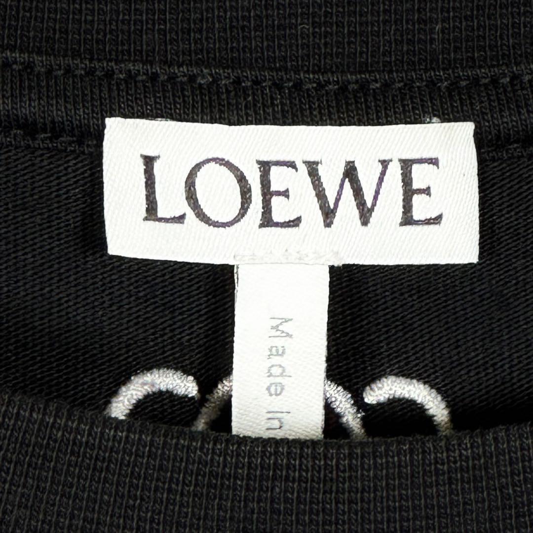 『LOEWE』ロエベ (M) 21ss パンジー 刺繍アナグラム ロゴTシャツ