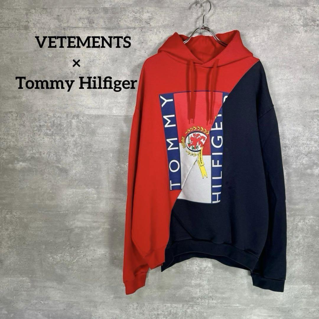 『VETEMENTS』ヴェトモン(M)コラボ ドッキングパーカー