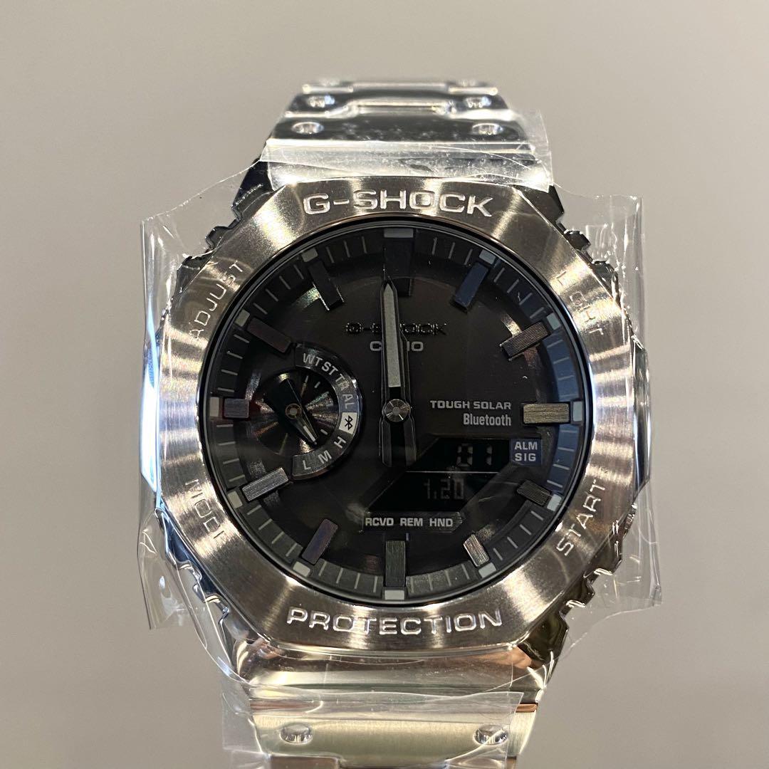 『G-SHOCK』ジーショック 2100シリーズフルメタル 腕時計 タフソーラー