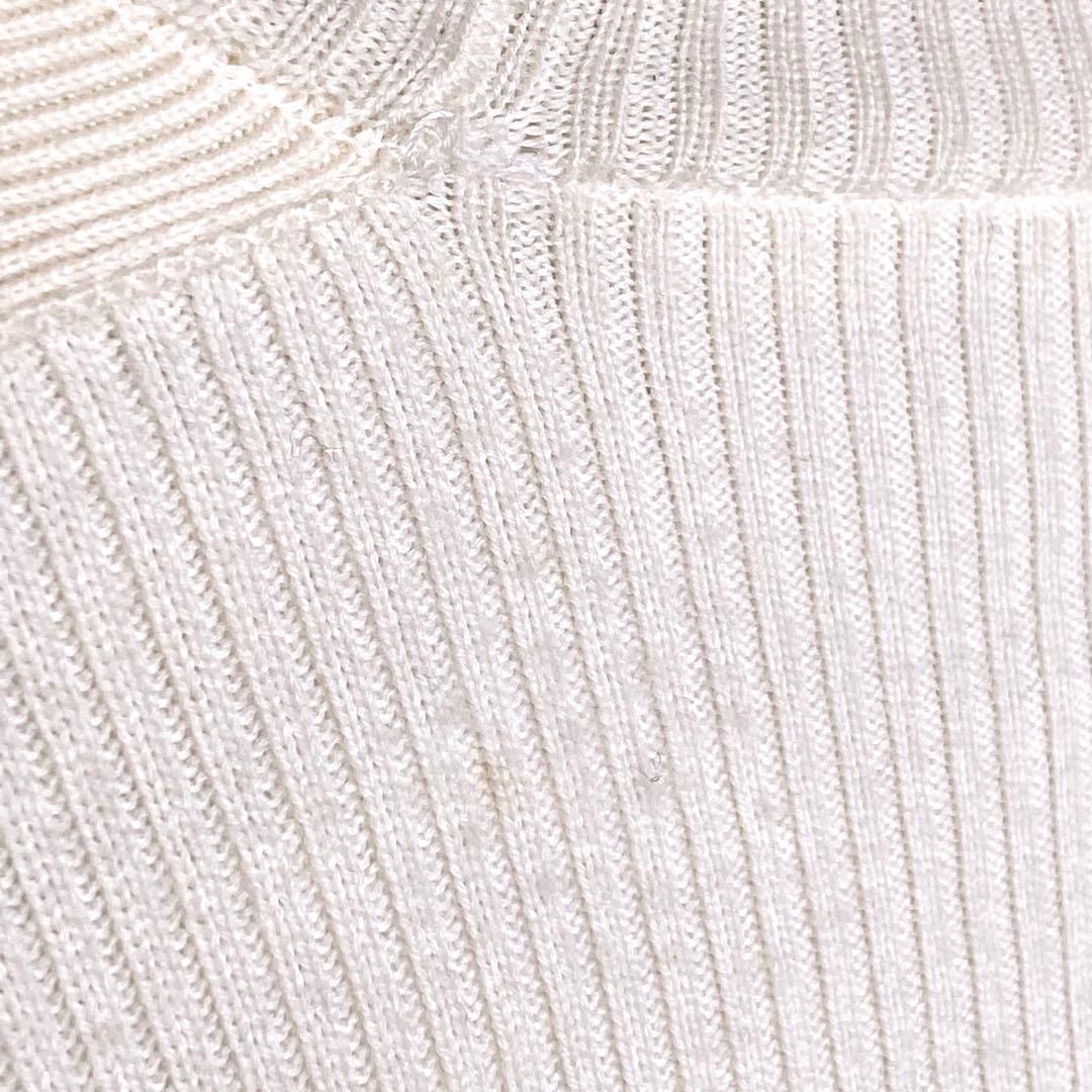 『mame kurogouchi』マメクロゴウチ(2)タートルネック切替ニット