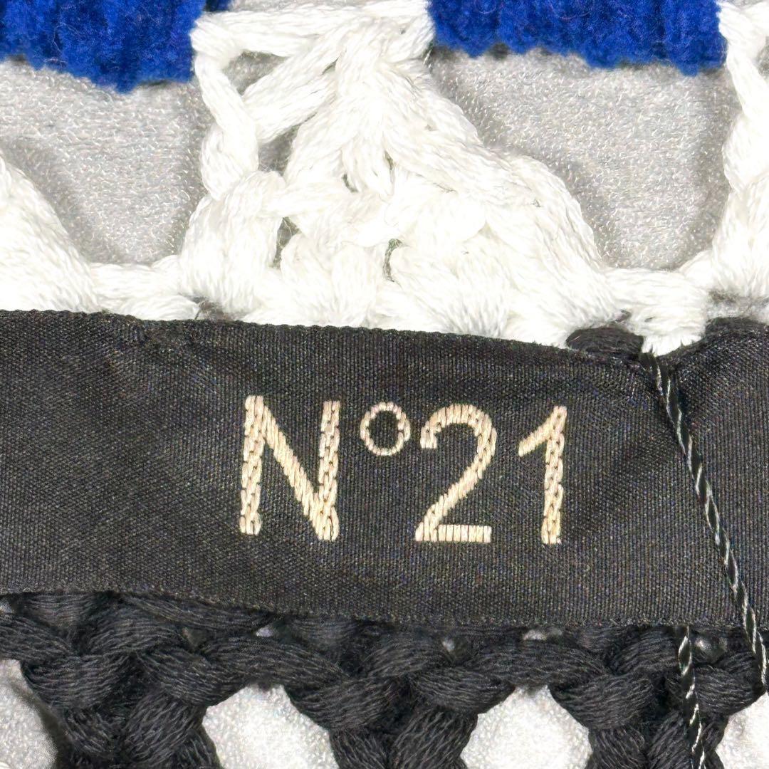 『N°21』 ヌメロヴェントゥーノ (48) メッシュ編みシースルーニット