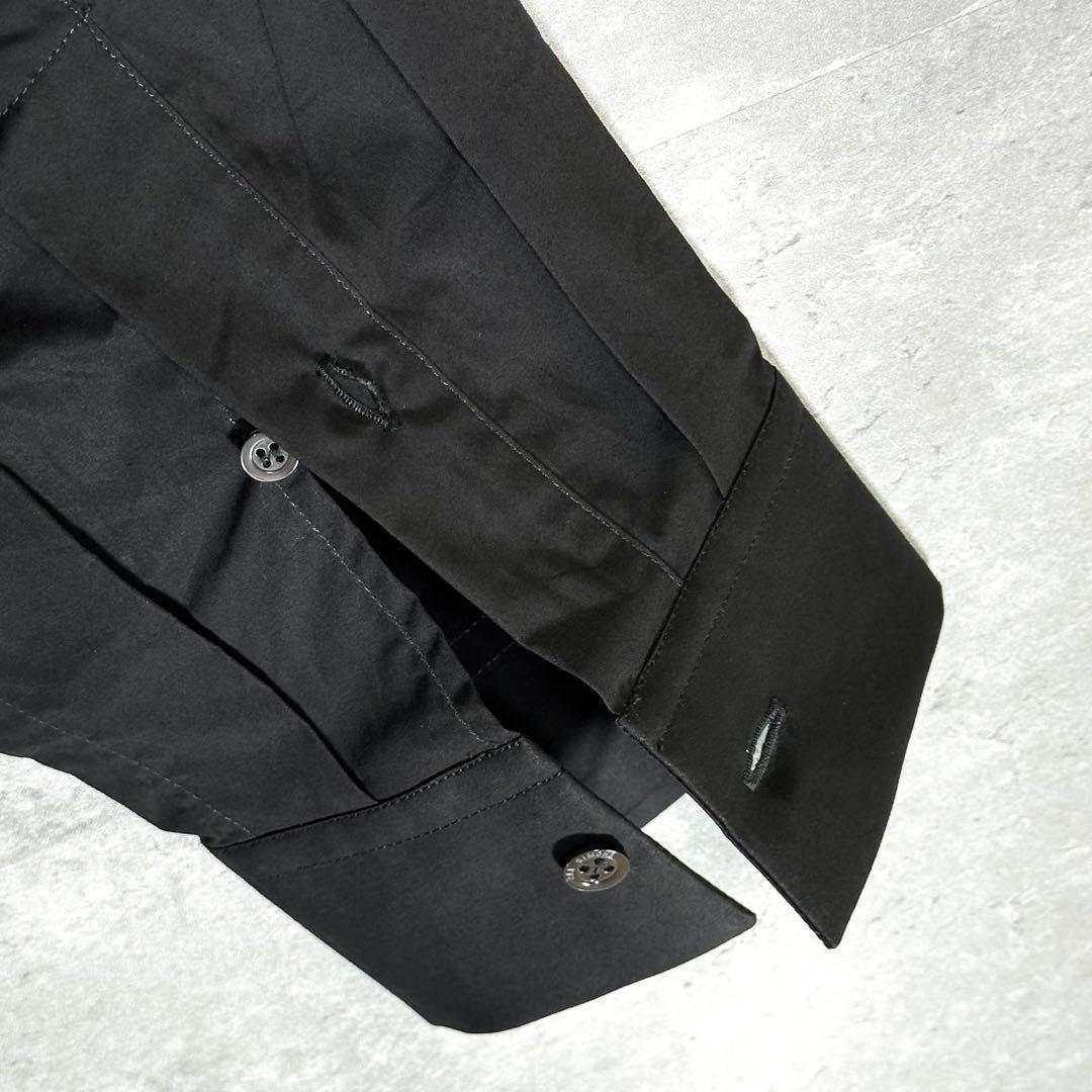 『RAF SIMONS』 ラフシモンズ (S) バイカラー 長袖シャツ