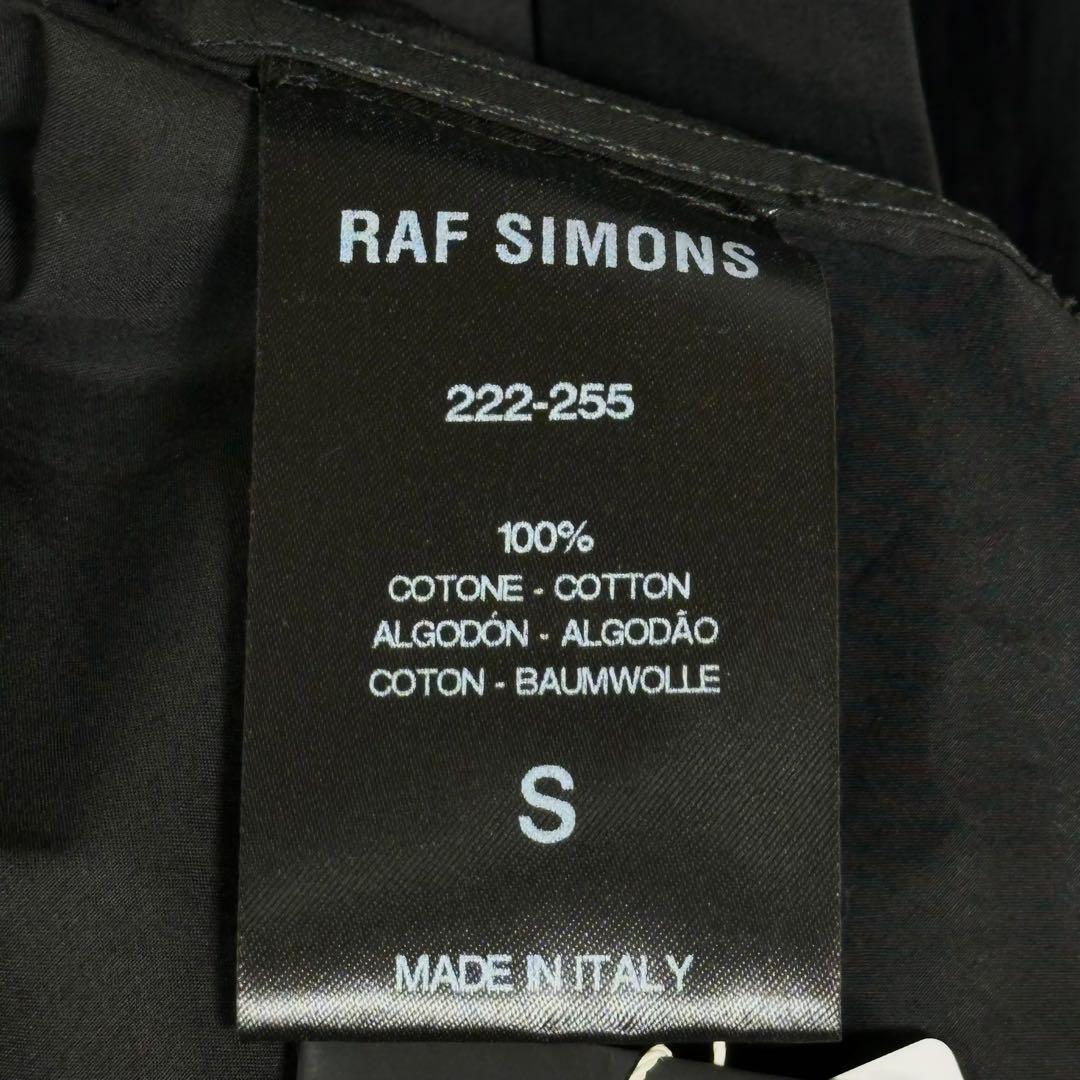 『RAF SIMONS』 ラフシモンズ (S) バイカラー 長袖シャツ