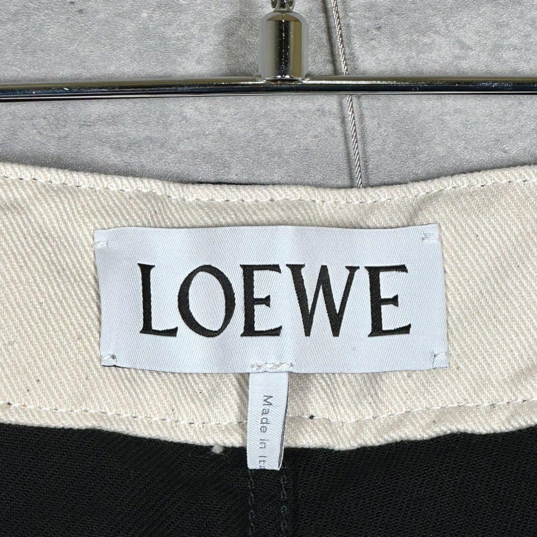 『LOEWE』 ロエベ (48) アナグラム ワイドチノパンツ