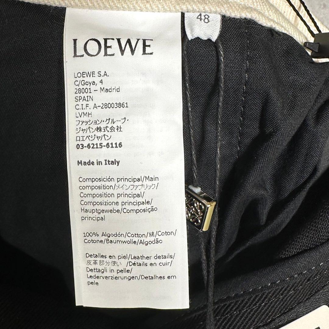 『LOEWE』 ロエベ (48) アナグラム ワイドチノパンツ