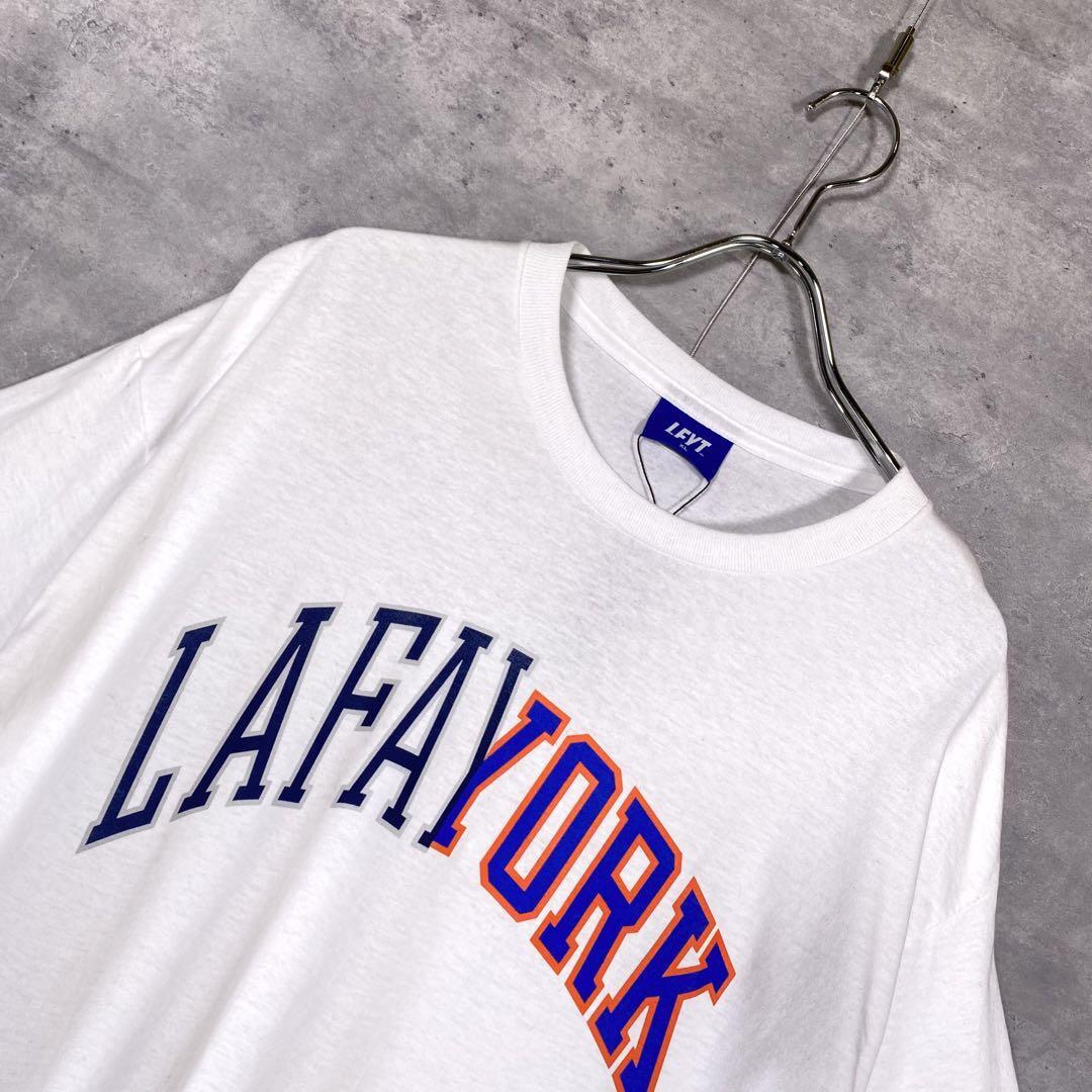 『Lafayette』ラファイエット (XL) プリント半袖Tシャツ