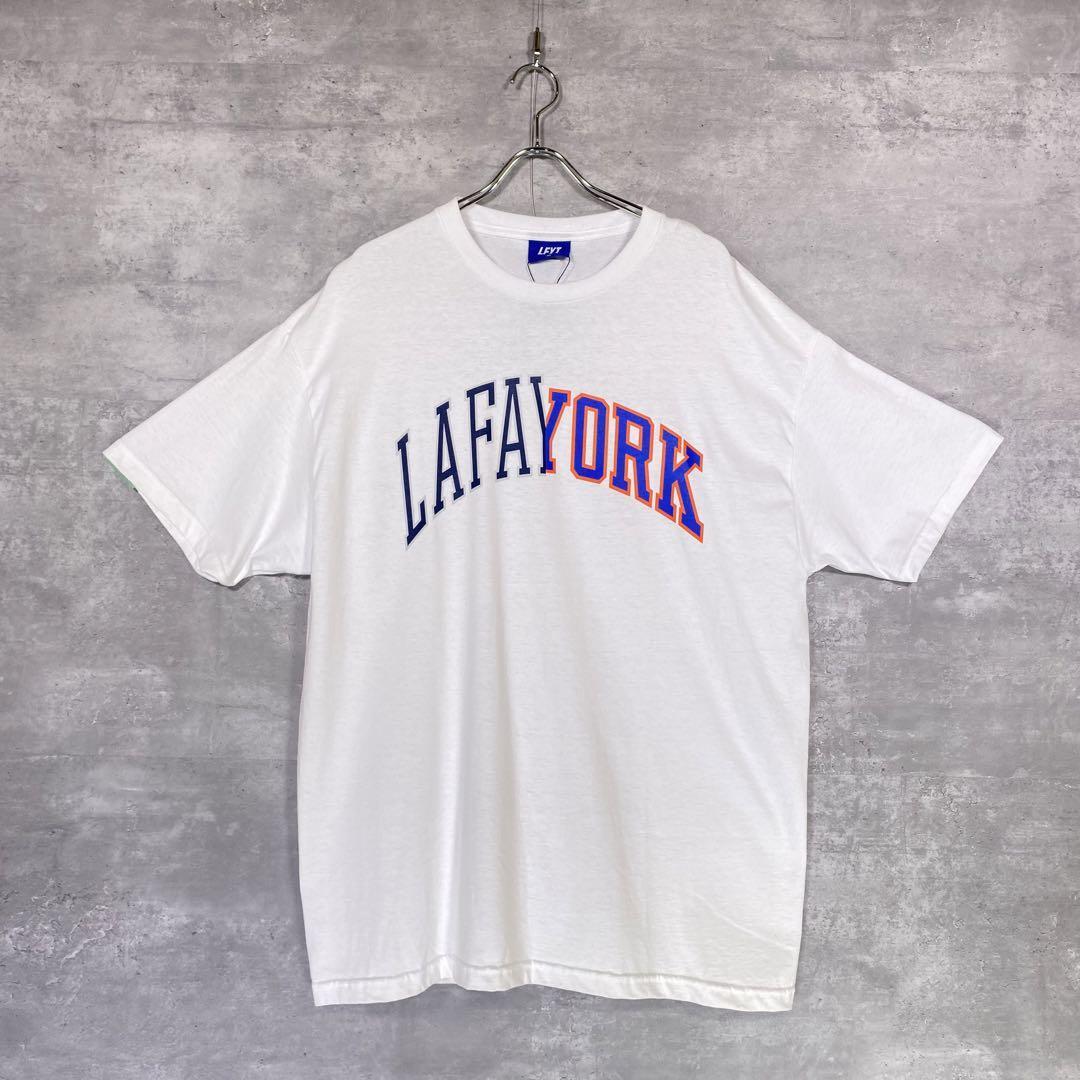 『Lafayette』ラファイエット (XL) プリント半袖Tシャツ