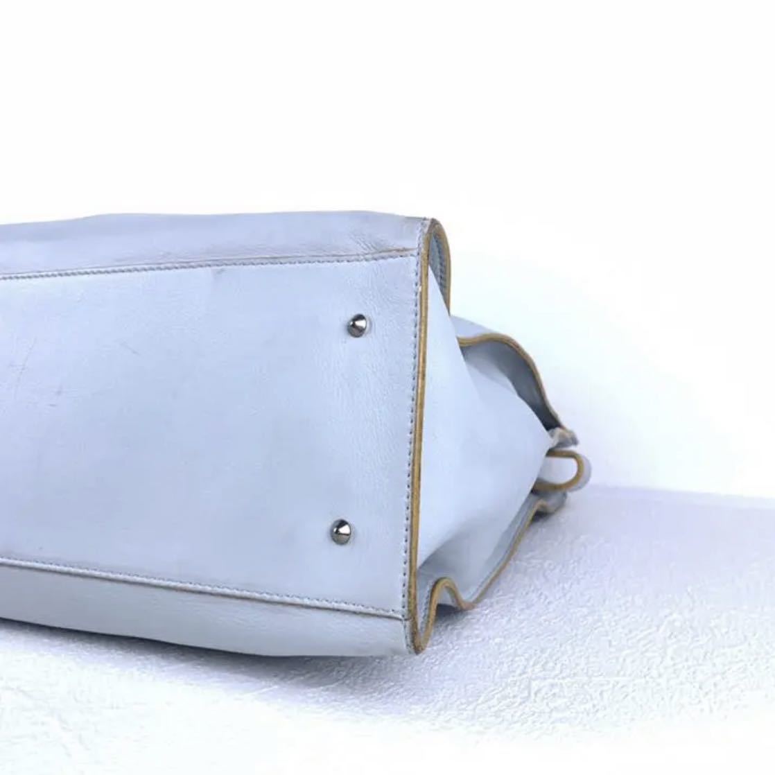 FURLA フルラ ハンドバッグ レザーバック オフホワイト