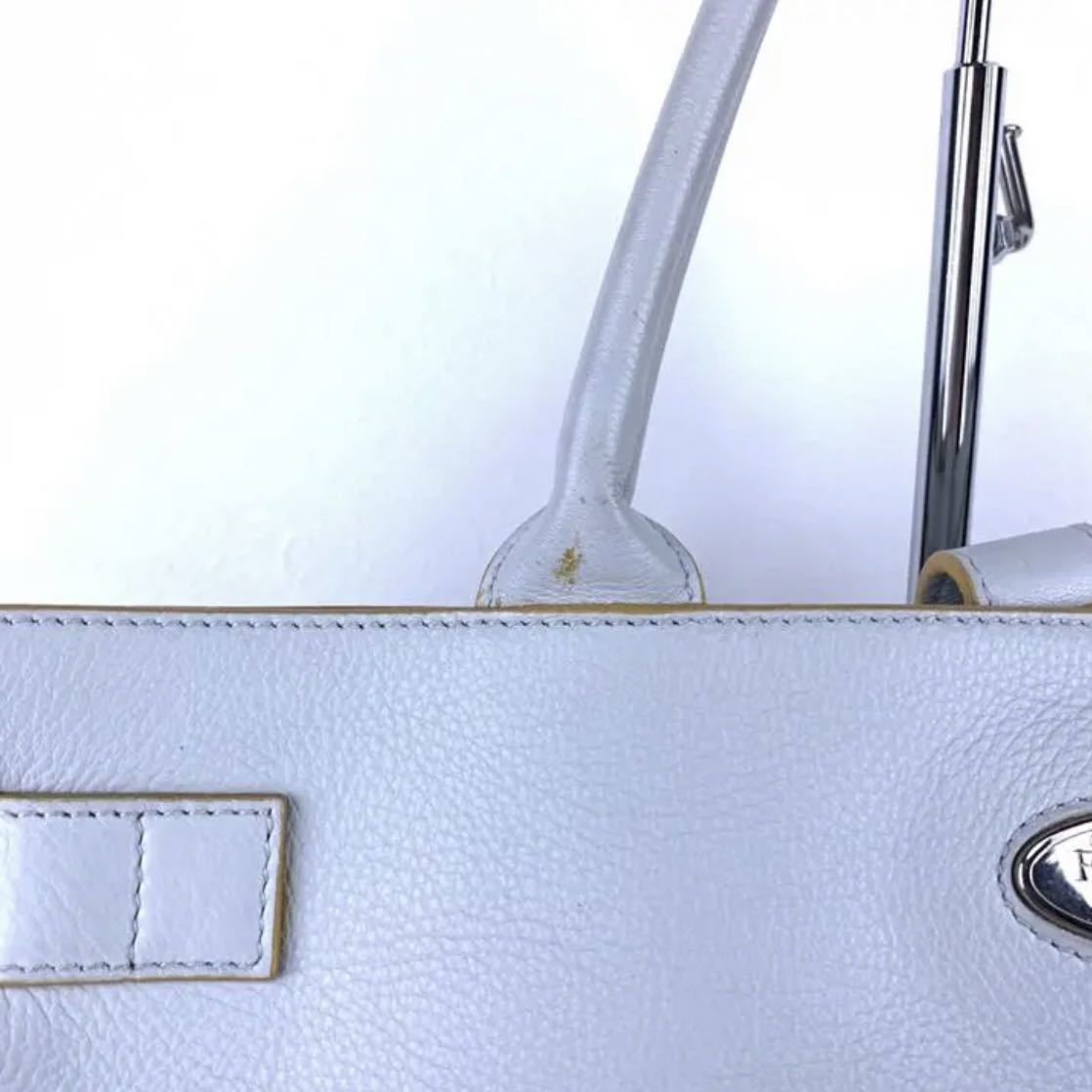 FURLA フルラ ハンドバッグ レザーバック オフホワイト