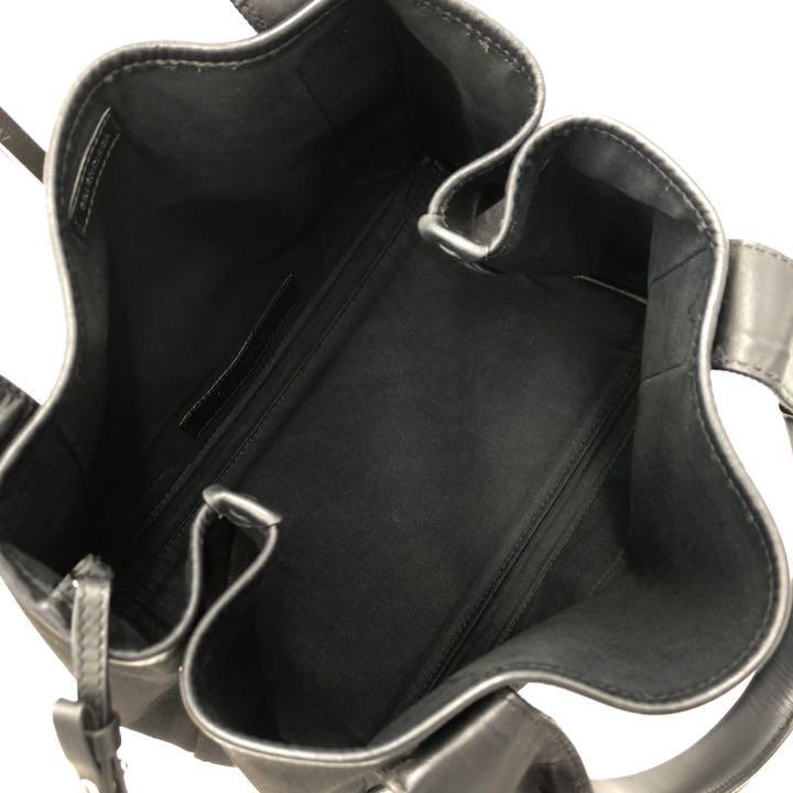 『BALENCIAGA』バレンシアガ ネイビーカバス S ハンドバック
