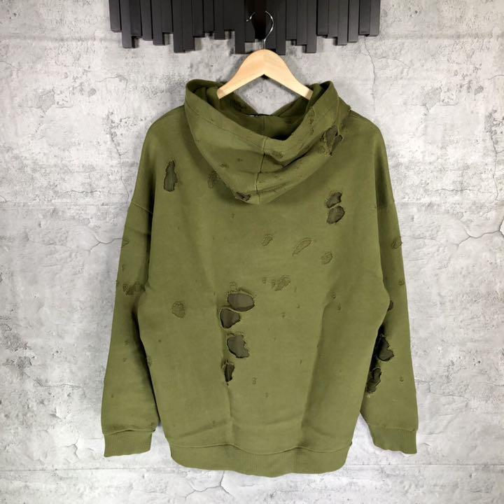 『GIVENCHY』ジバンシー (M) デストロイ パーカー