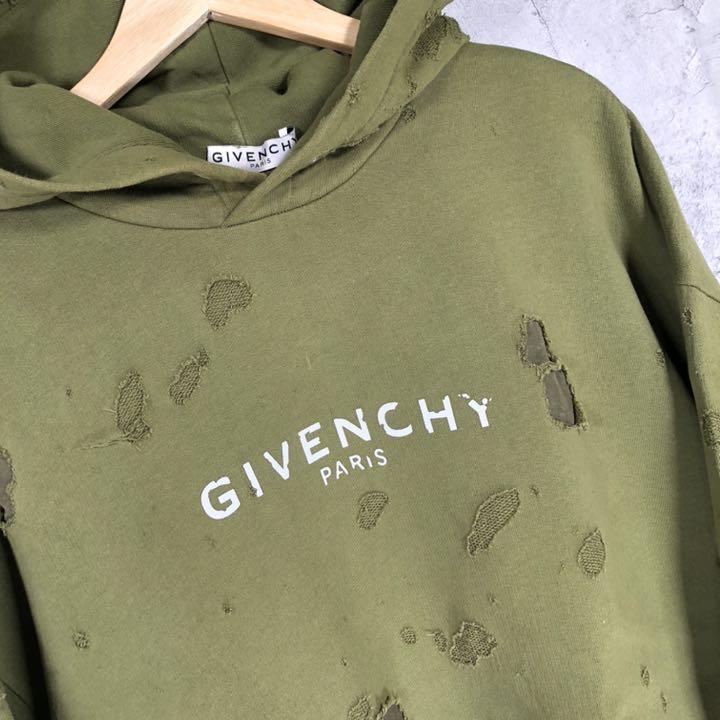 『GIVENCHY』ジバンシー (M) デストロイ パーカー
