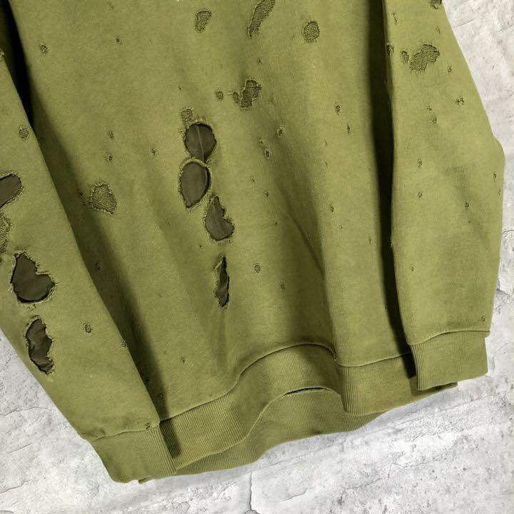 『GIVENCHY』ジバンシー (M) デストロイ パーカー