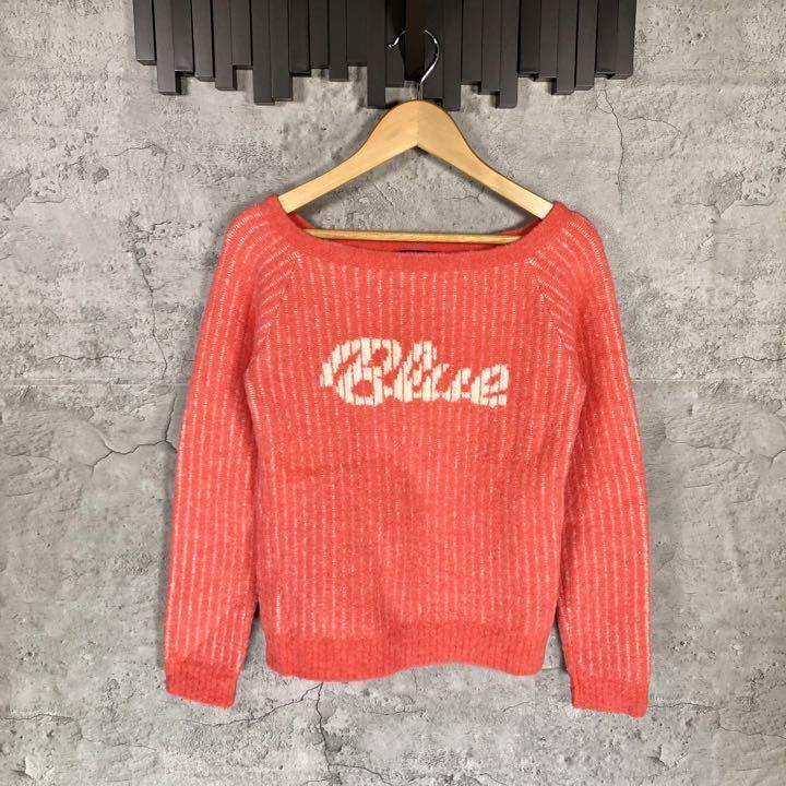 『BURBERRY BLUE LABEL』バーバリー (M) アルパカニットセーター
