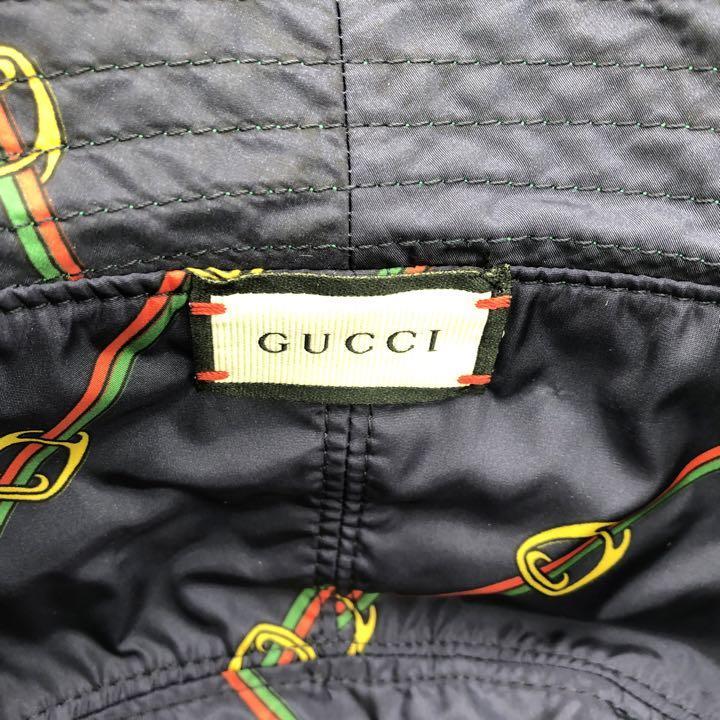 『GUCCI』グッチ (L)リバースナイロンハット