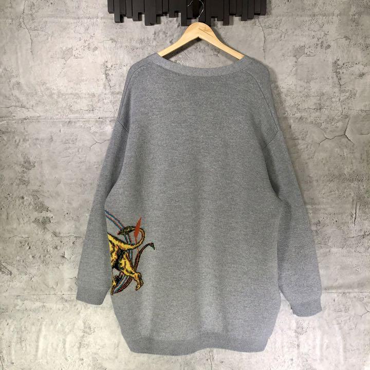 『LOEWE』ロエベ (L) モヘヤ混ロングカーディガン /オーバーサイズ