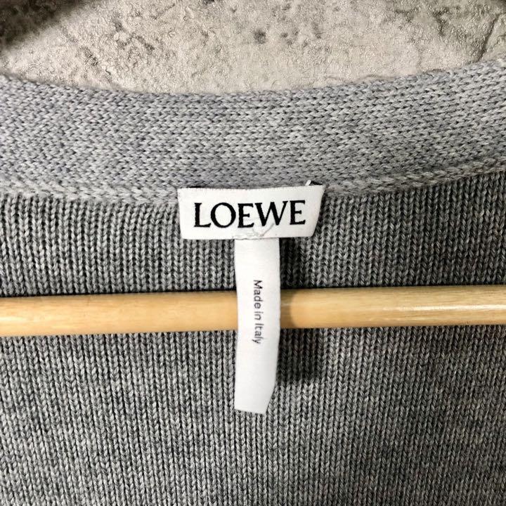 『LOEWE』ロエベ (L) モヘヤ混ロングカーディガン /オーバーサイズ