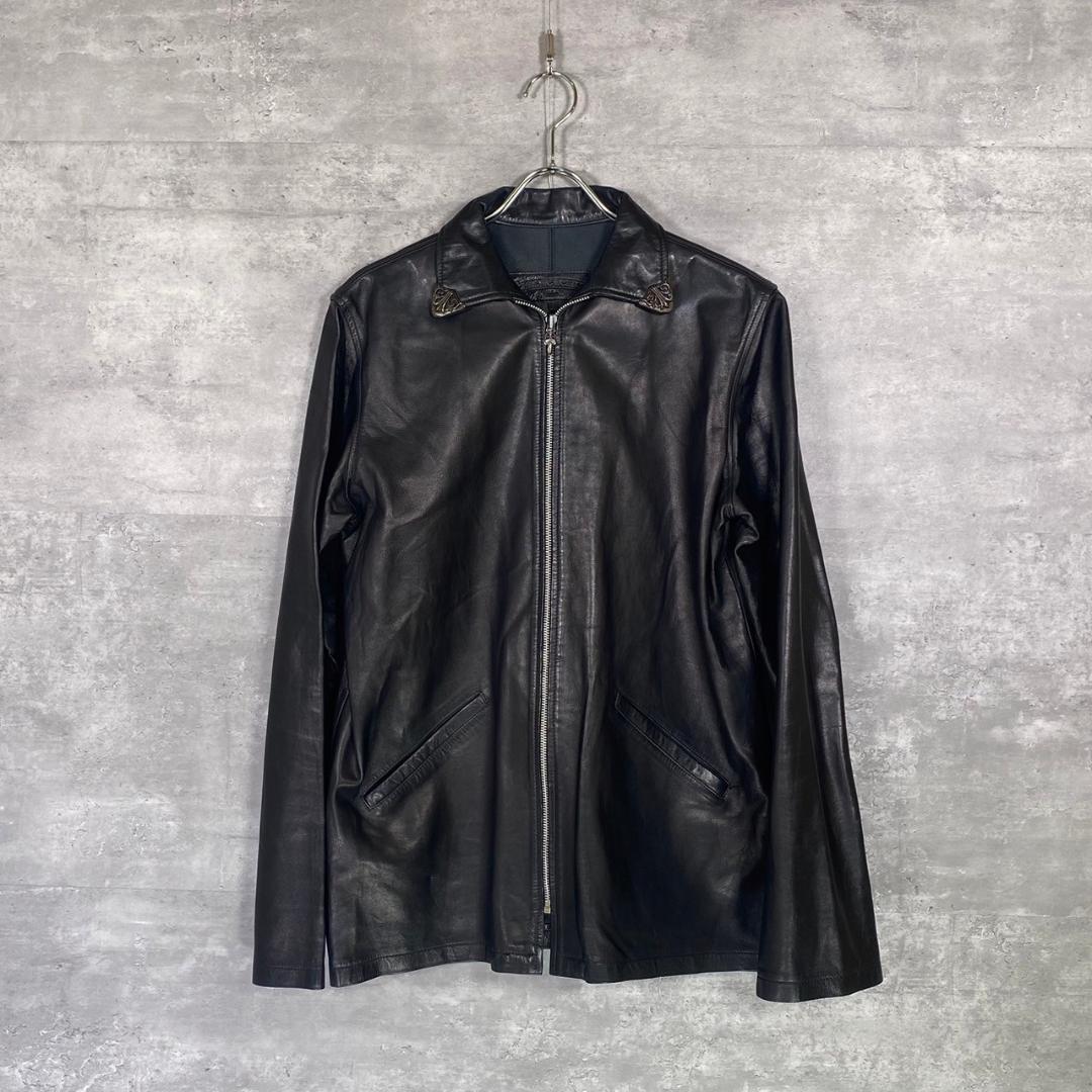 『CHROME HEARTS』クロムハーツ (M) シングルレザージャケット