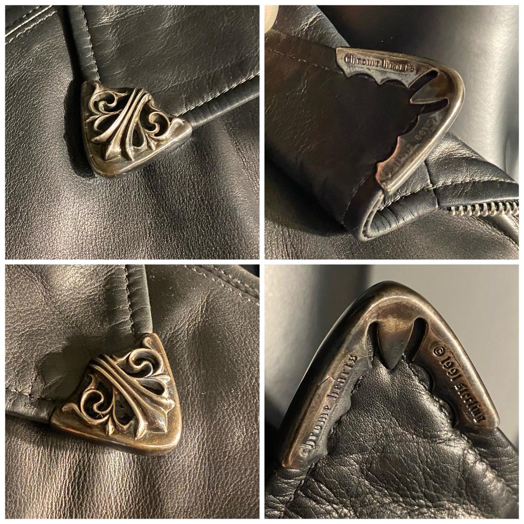 『CHROME HEARTS』クロムハーツ (M) シングルレザージャケット