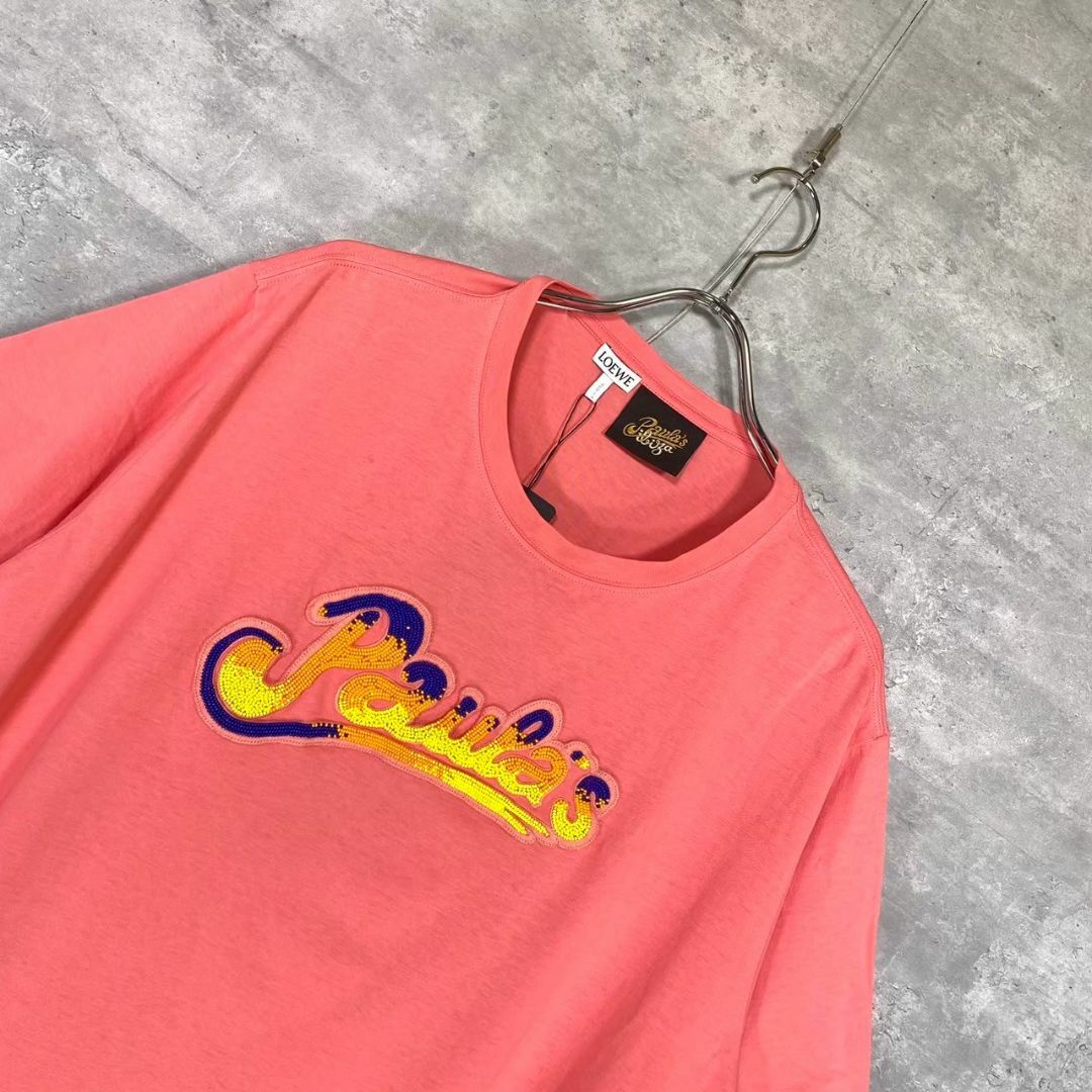 LOEWE』ロエベ (M) ビーズロゴ フリンジ t シャツ – collect. online store