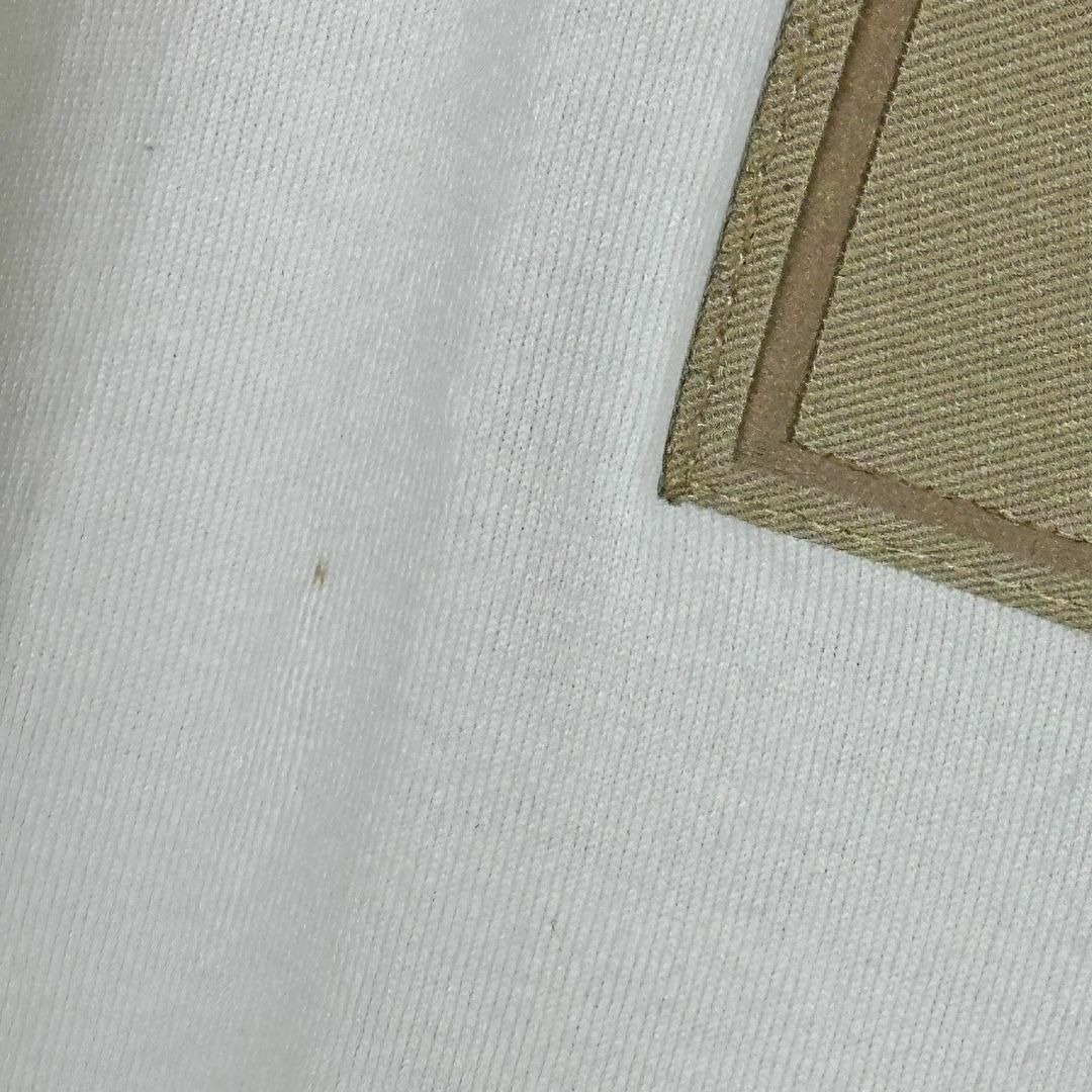 『BURBERRY』バーバリー (L) コットン オーバーサイズ Tシャツ
