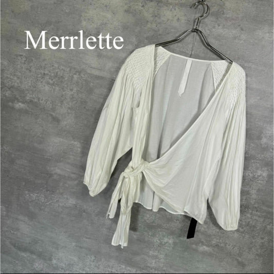 『Merrlette』マーレット (XS) ブラウス