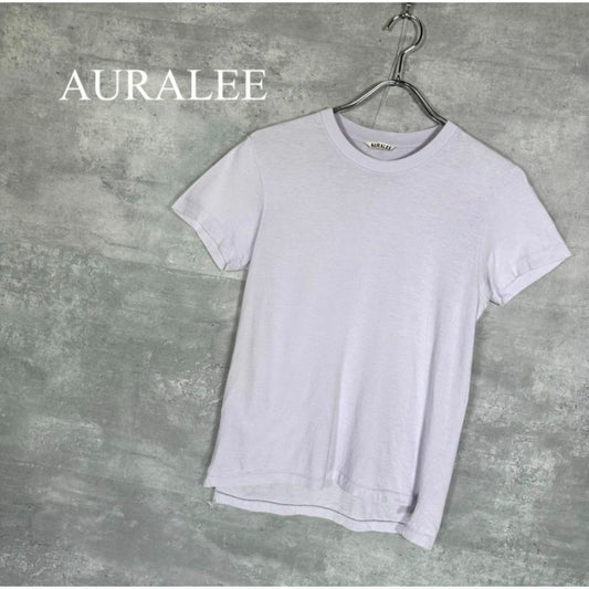 『AURALEE』オーラリー (1) 半袖 無地 コットンTシャツ