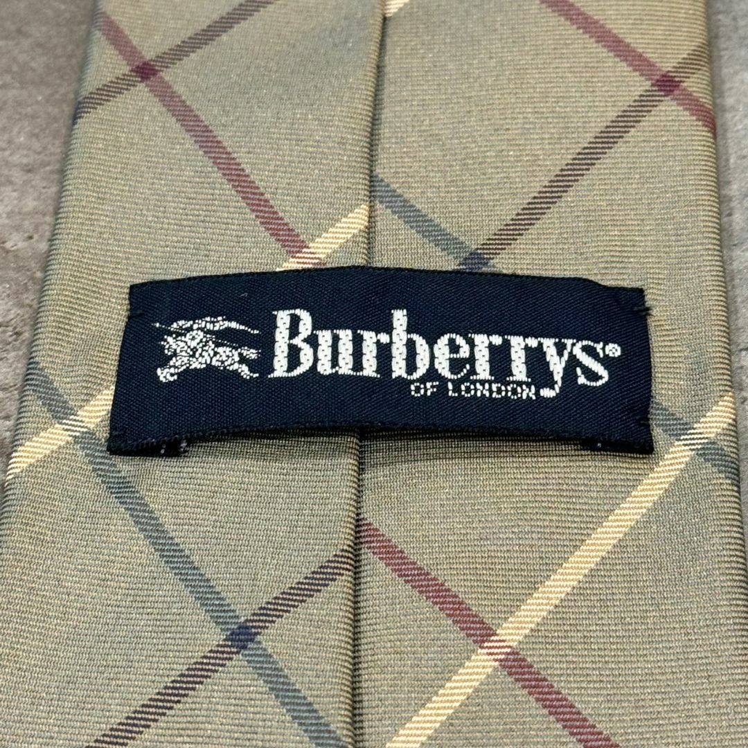 『BURBERRYS』バーバリー チェック柄ネクタイ