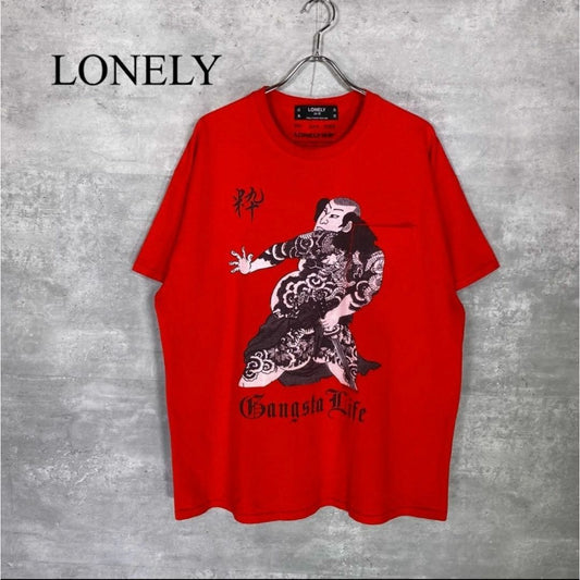 『LONELY』ロンリー東京 浮世絵プリントTシャツ