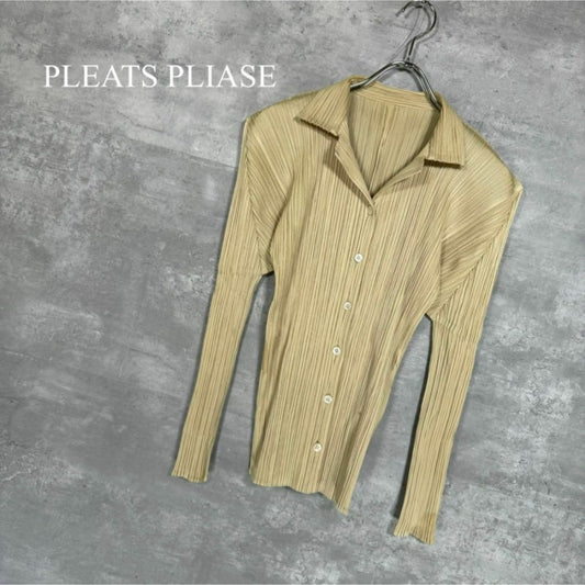 『PLEATS PLEASE』プリーツプリーズ (3) 変形プリーツシャツ