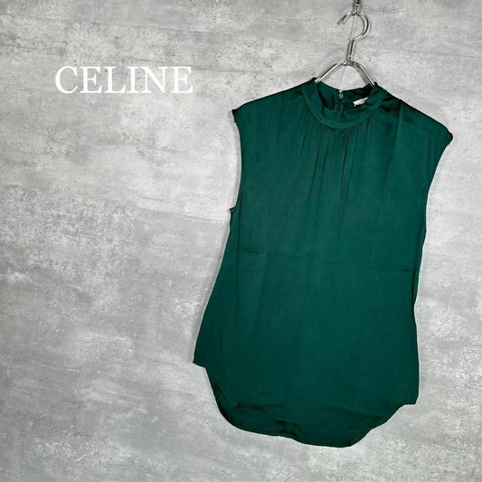 『CELINE』セリーヌ (40) ノースリーブブラウス