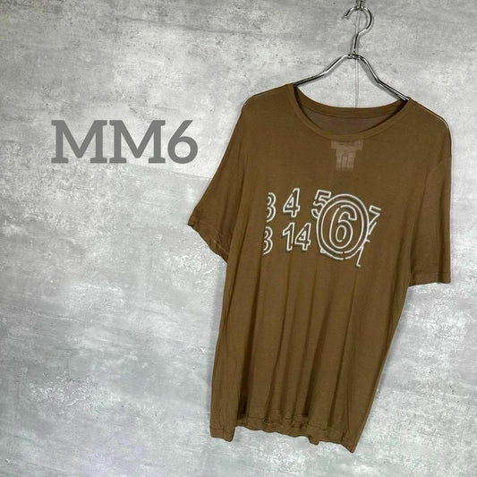 『MM6』エムエムシックス (1) オーバーサイズ クルーネックTシャツ