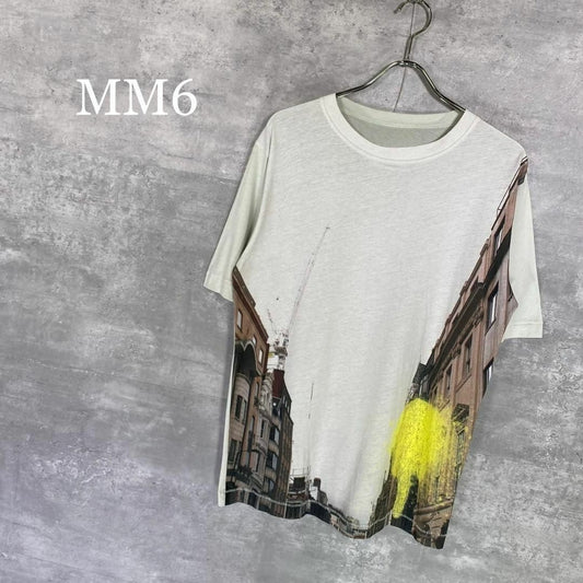 『MM6』エムエムシックス (S) フォトグラフィックプリント 半袖Tシャツ