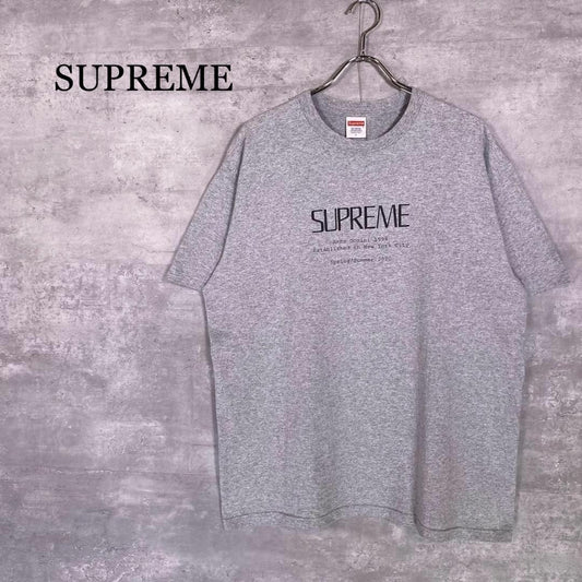 『SUPREME』シュプリーム (L) Anno Domini 半袖Tシャツ
