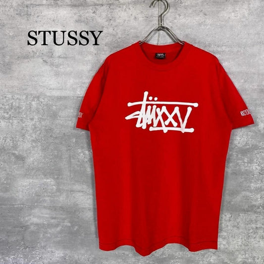 『STUSSY』ステューシー (M) ロゴプリント 半袖Tシャツ