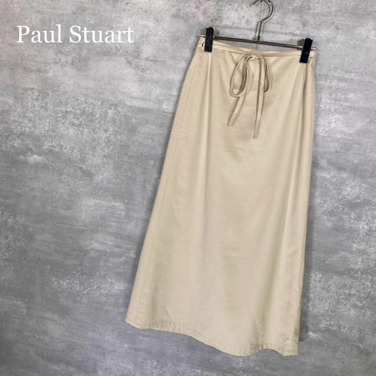 『Paul Stuart』ポールスチュアート (9) ロング丈ラップスカート