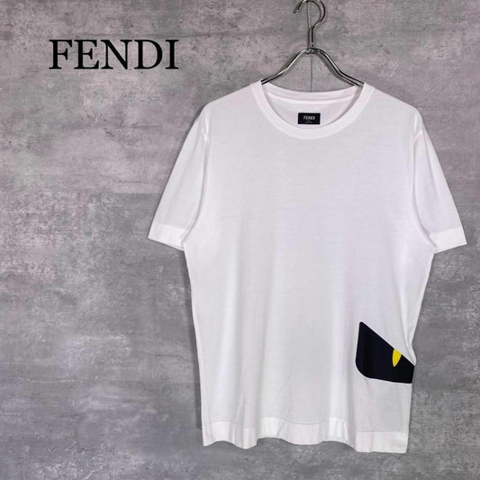 『FENDI』フェンディ (XS) モンスタープリント半袖Tシャツ