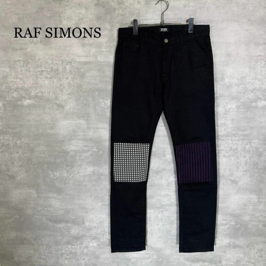 『RAF SIMONS』ラフシモンズ (30) パッチワークスリムパンツ