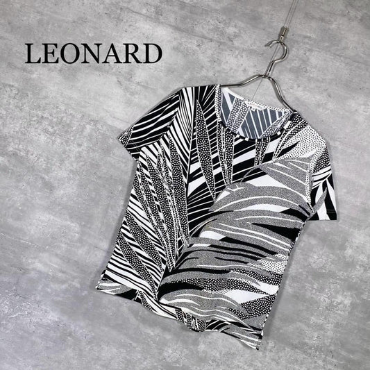 『LEONARD』レオナール (42) ボタニカル 半袖Tシャツ