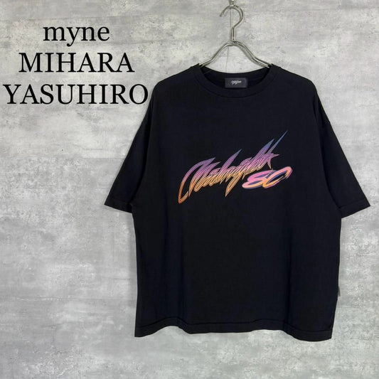 『Myne』マイン (S) グラフィックプリント オーバーサイズT 半袖シャツ