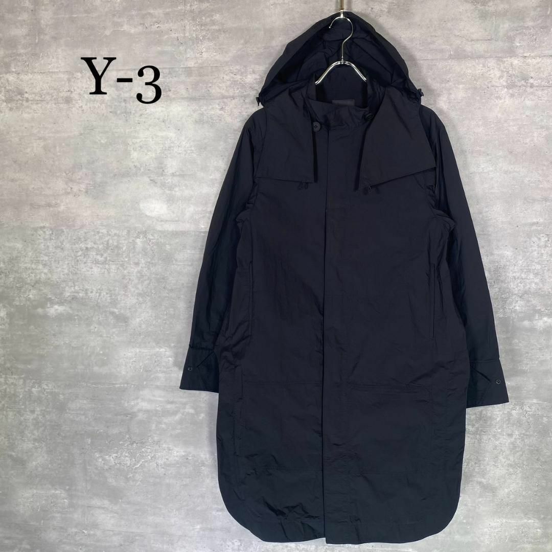 『Y-3』ワイスリー (2XS) トラベル ナイロン コート