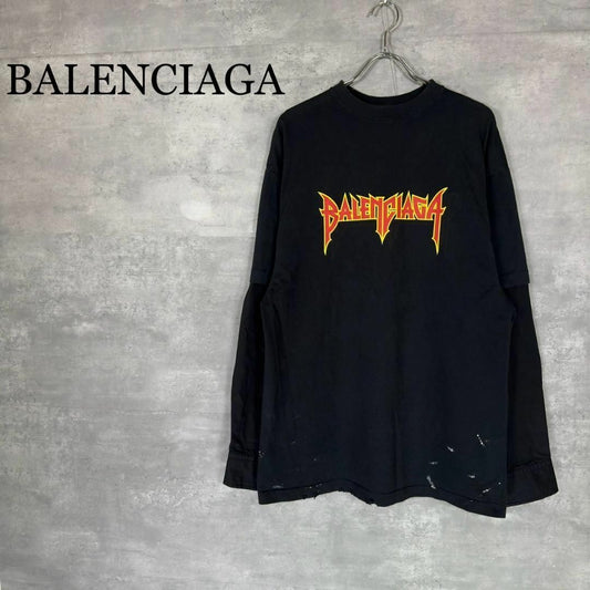 『BALENCIAGA』バレンシアガ (2) メタル ドッキング Tシャツ