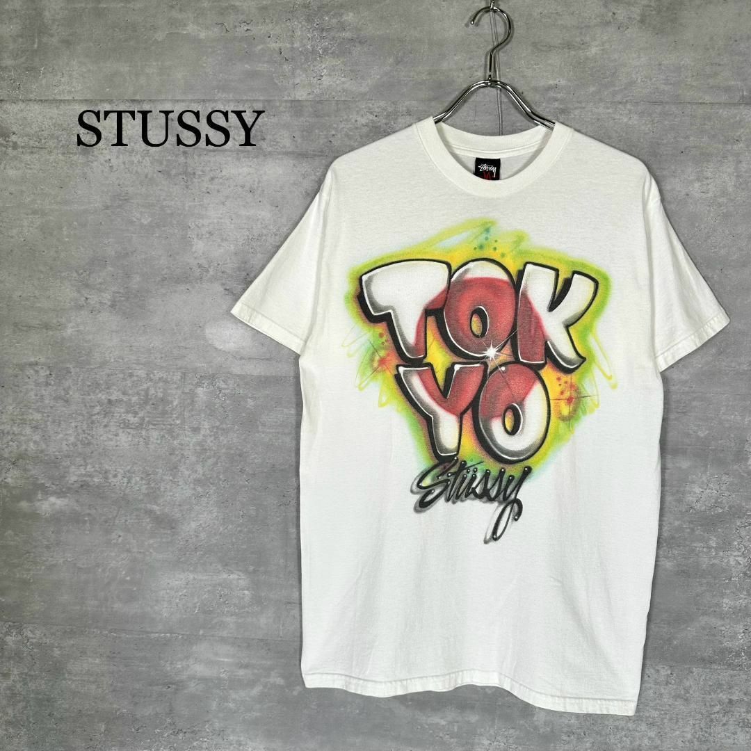 『STUSSY』ステューシー (M) TOKYO グラフィックプリント tシャツ