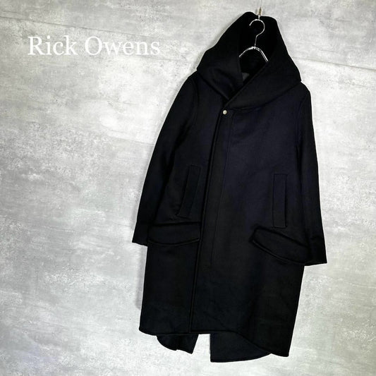 『リックオウエンス』(40) 19AW SLAB フーデットコート