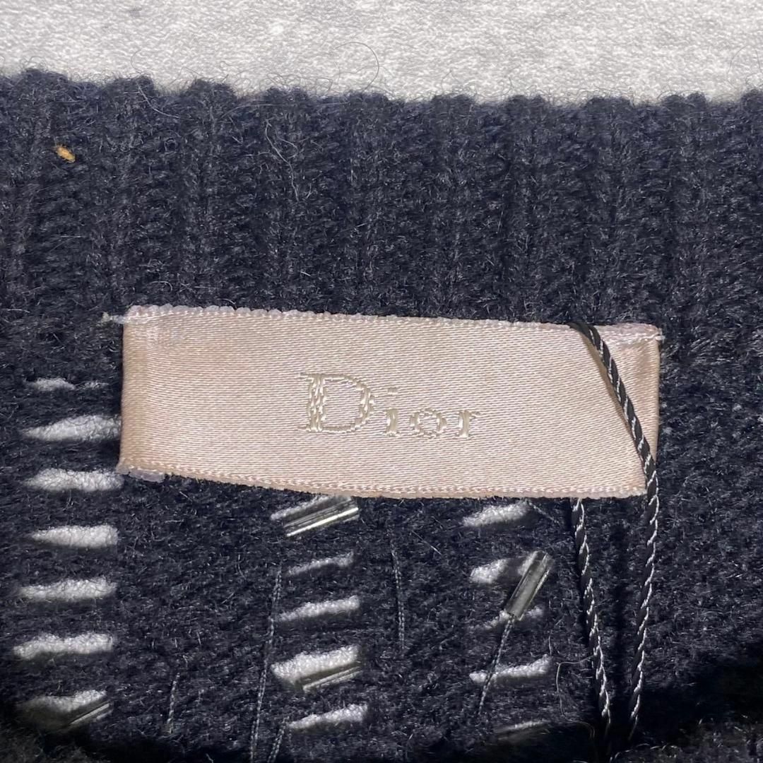 『Dior』ディオール (XS) ビーズ プルオーバー長袖ニット
